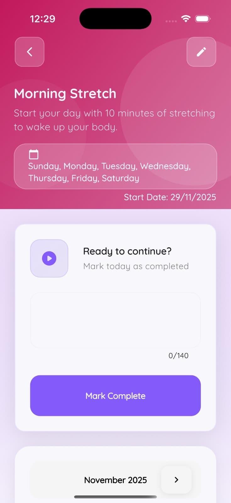 Focus On One Habit